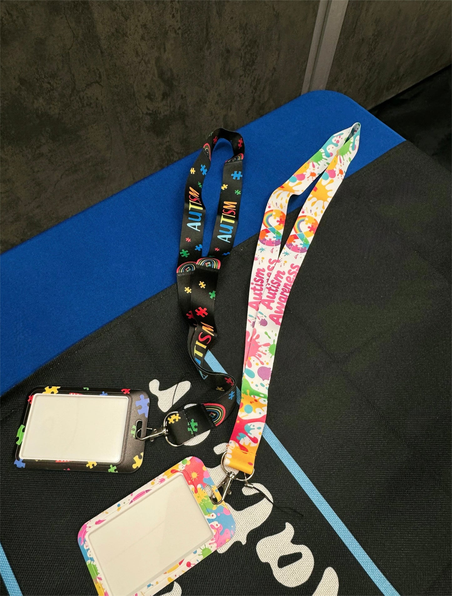 Autism Awareness lanyard