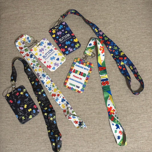 Autism Awareness lanyard